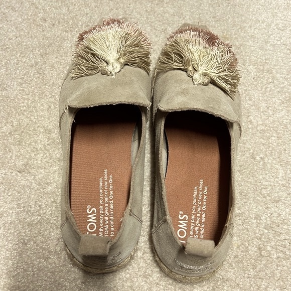 TOMS Alpargata Rope Tan Tassel Suede Espadrilles - Picture 6 of 6